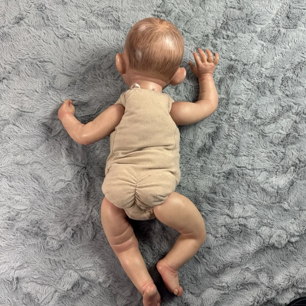 Reborn Baby Doll Aria by Ping Lao Handpainted Realistic weighted Vinyl Cloth